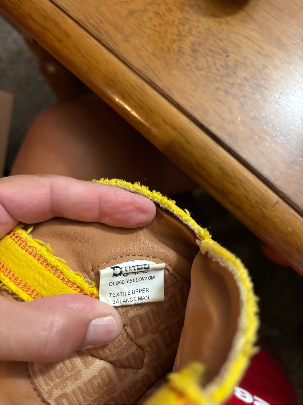 dingo Yellow Embroidered Western Heeled Boots - Picture 5 of 6